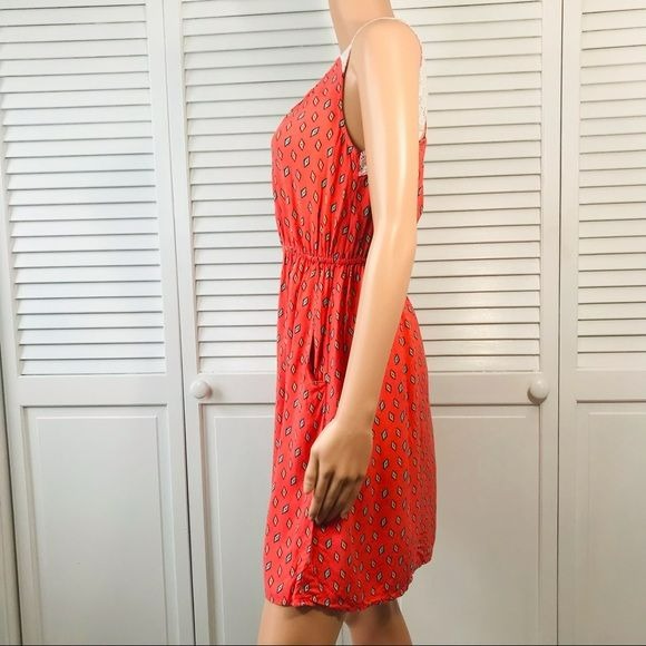 MOSSIMO SUPPLY CO Orange Sleeveless Dress Size S