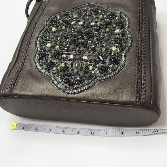 BRIGHTON Pewter Anjulina Anju Handbag