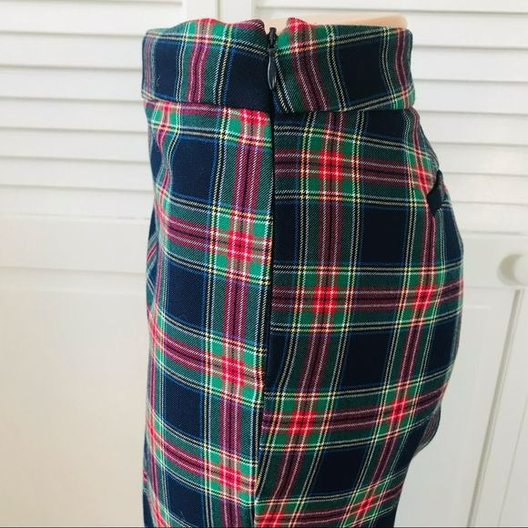 TALBOTS Plaid Chatham Ankle Pants Size 14P