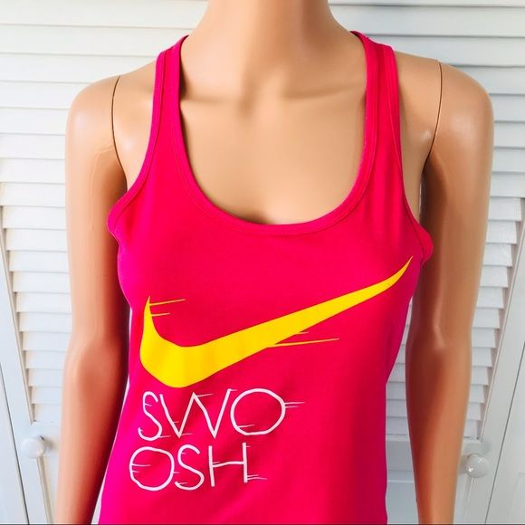NIKE Pink Racerback Tank Top Size S
