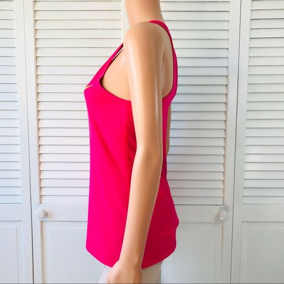 NIKE Pink Racerback Tank Top Size S