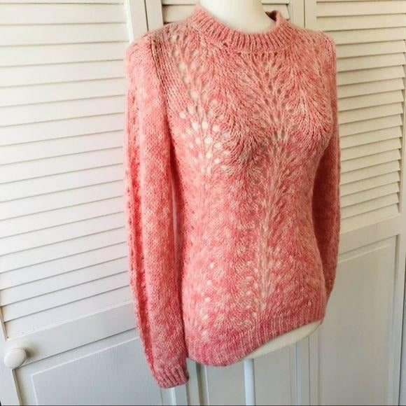 *NEW* TOPSHOP Pink Acrylic Blend Knit Sweater Size 2