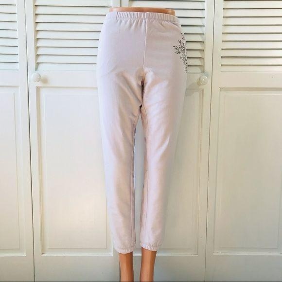 *NEW* WILDFOX Light Pink Blooms Rory Pant Size S