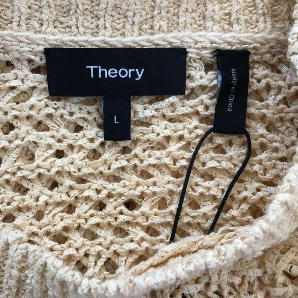 *NEW* THEORY Cotton Nylon Karenia Sweater Size L