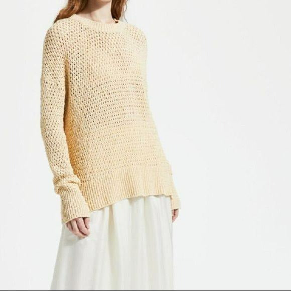 *NEW* THEORY Cotton Nylon Karenia Sweater Size L