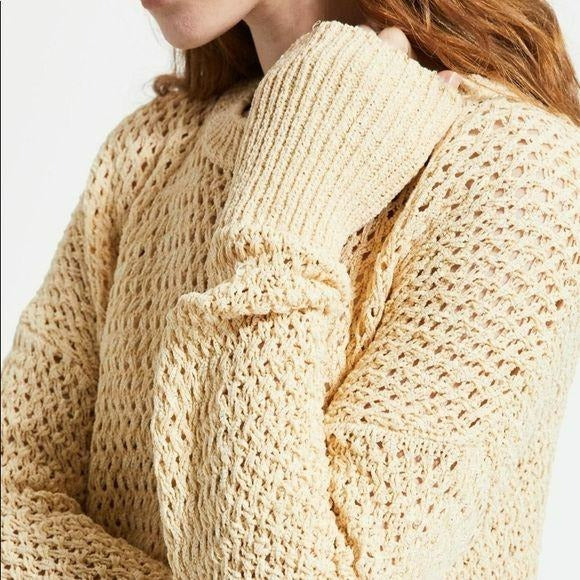 *NEW* THEORY Cotton Nylon Karenia Sweater Size L