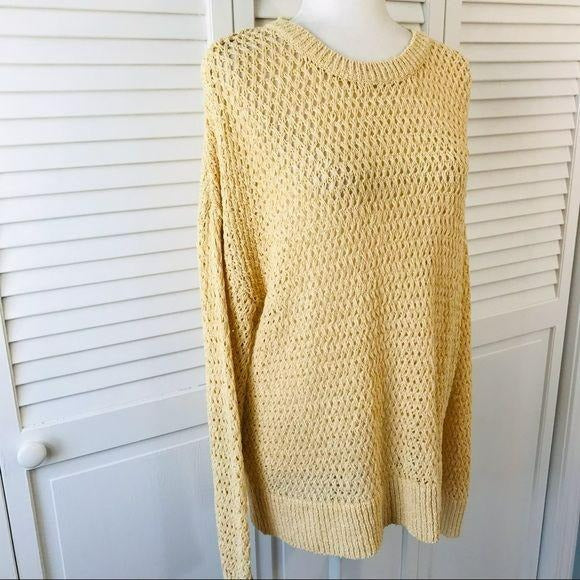 *NEW* THEORY Cotton Nylon Karenia Sweater Size L