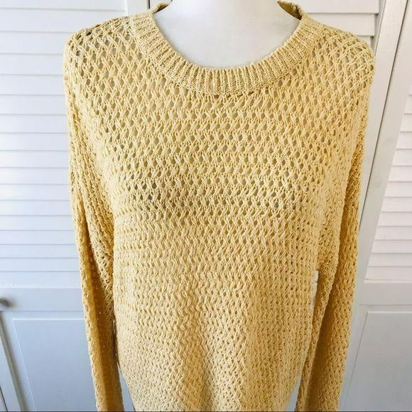 *NEW* THEORY Cotton Nylon Karenia Sweater Size L