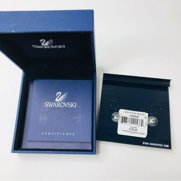 SWAROVSKI Harley Pe Set Lros/Cry Pink Earrings