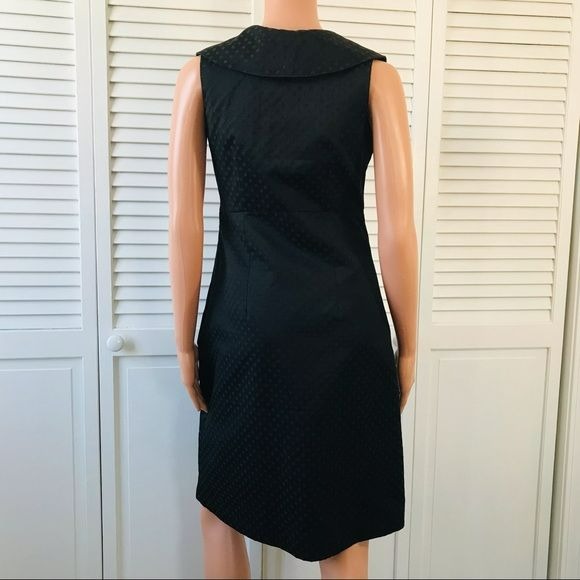 MERONA Black Polka Dot Sleeveless Dress Size 2