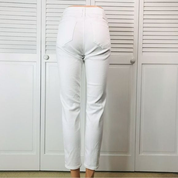 MAVI White Adriana Mid-Rise Super Skinny Ankle Jeans Size 28