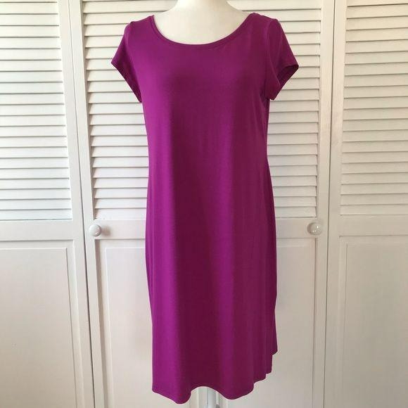 *NEW* EILEEN FISHER Hydra Bateau Neck Dress Size S