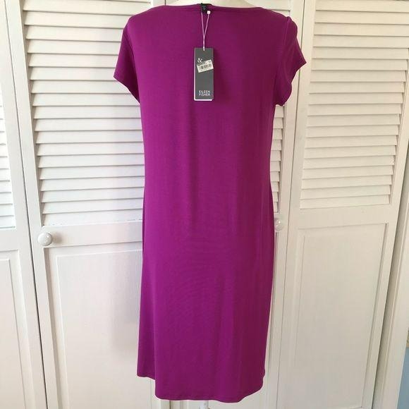 *NEW* EILEEN FISHER Hydra Bateau Neck Dress Size S