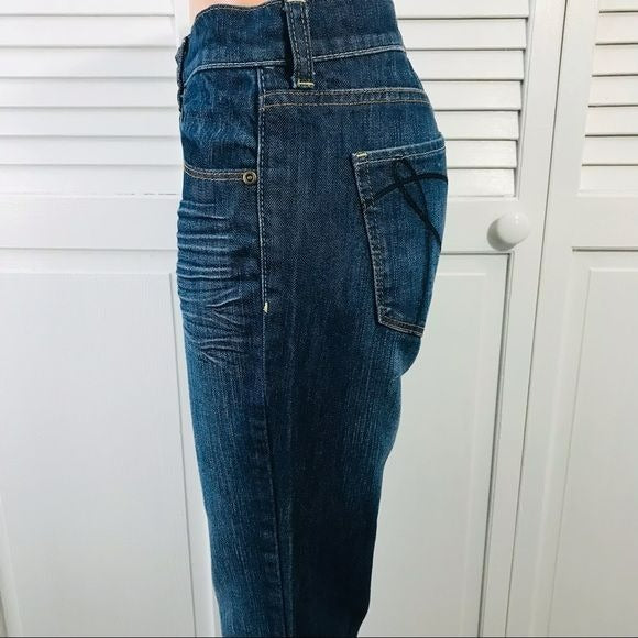 NEW YORK & COMPANY Blue Low Rise Bootcut Jeans