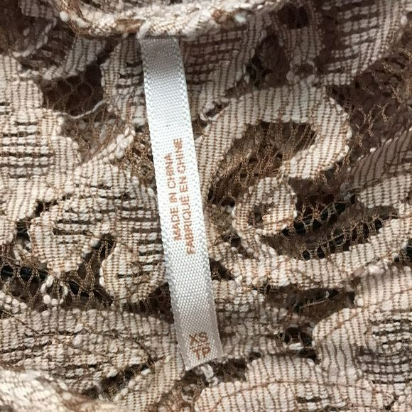 FREE PEOPLE Pink Lace Dreamer Dress Size XS