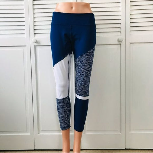 ZELLA Blue White Leggings Size M