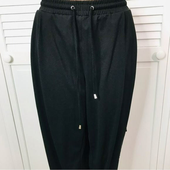 NANETTE By Nanette Lepore Black High Waist Cropped Pants Size XL