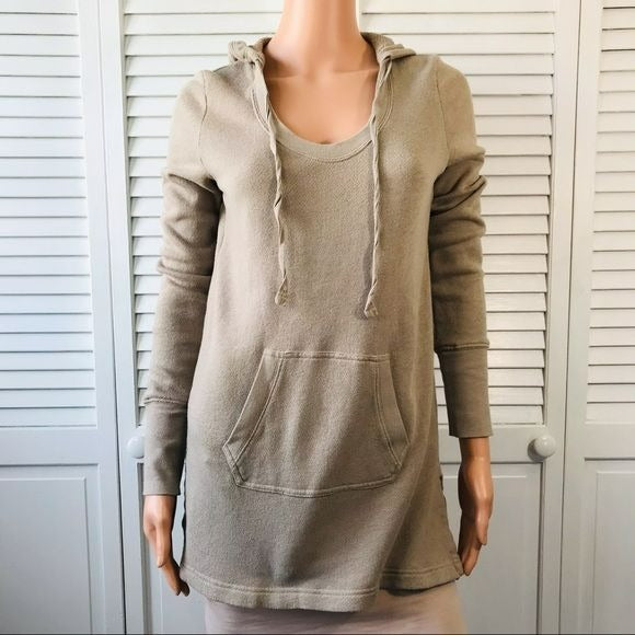 CASLON Tan Hooded Sweatshirt Size M