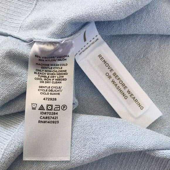 *NEW* LOFT Baby Blue Short Sleeve Sweater Size S