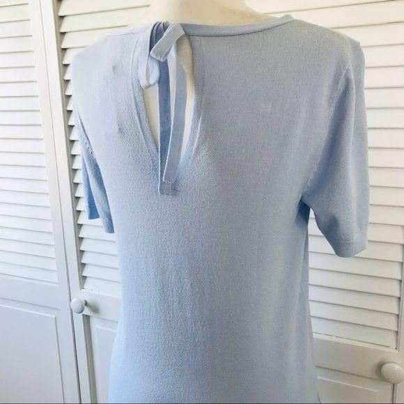 *NEW* LOFT Baby Blue Short Sleeve Sweater Size S