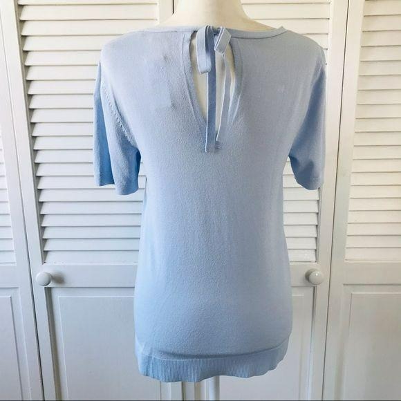 *NEW* LOFT Baby Blue Short Sleeve Sweater Size S