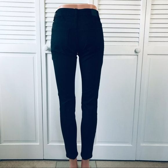 8TH OF LA Black Distressed Jeans Size M