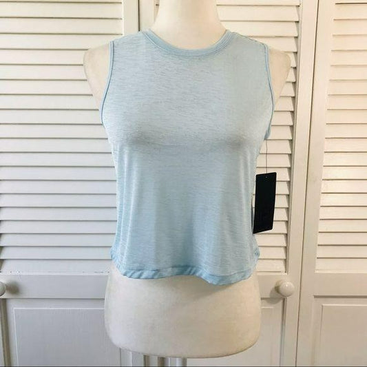 *NEW* 90 DEGREE Blue Sheer Crop Top