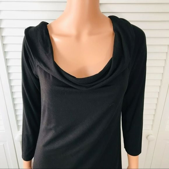 *NEW* WHITE HOUSE BLACK MARKET Black Foldover Top