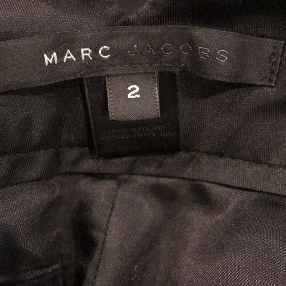 MARC JACOBS Black Pants Size 2