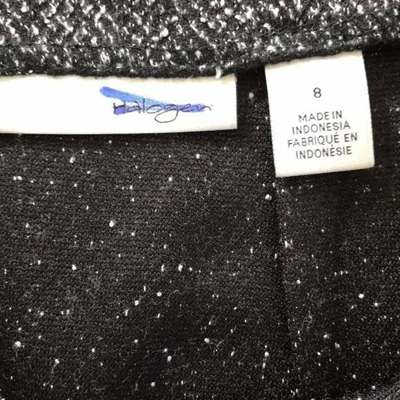 HALOGEN Gray Zipper Pencil Skirt Size 8