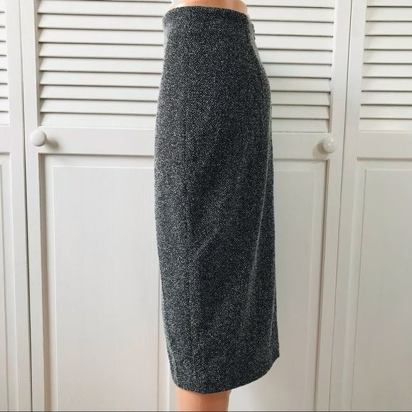 HALOGEN Gray Zipper Pencil Skirt Size 8