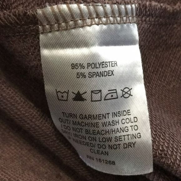 KAY UNGER Taupe Zip Up Sweater Size M