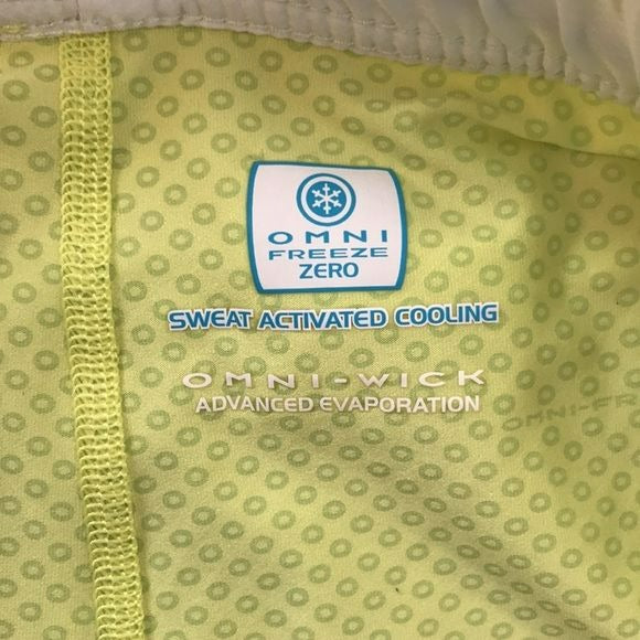 COLUMBIA Neon Green Omni-Wick Skort Size XL