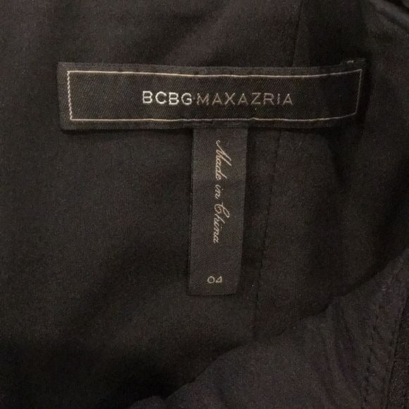 BCBGMAXAZRIA Black Valerie Evening Gown