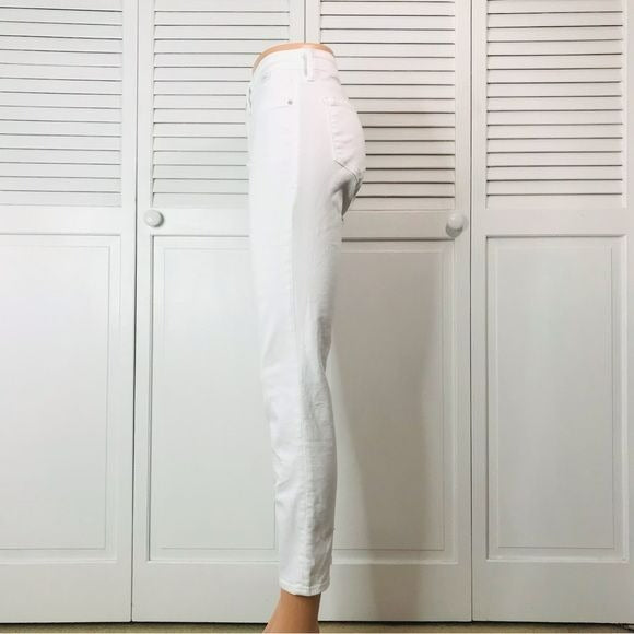 MAVI White Adriana Mid-Rise Super Skinny Ankle Jeans Size 28