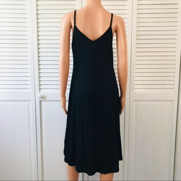 EXPRESS Black Spaghetti Strap Dress