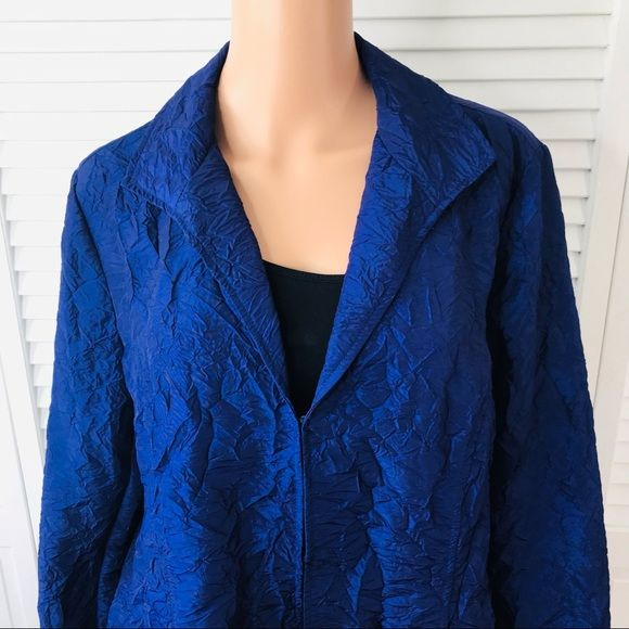CHICO’S Purple Lightweight Jacket Size L