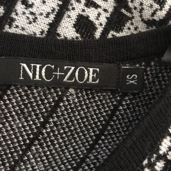 NIC + ZOE Ribbed V-Neck Sweater Dress Size XS