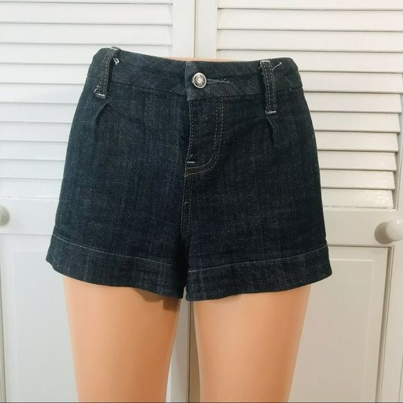 AMERICAN RAG CIE Dark Blue Jean Shorts Size 9