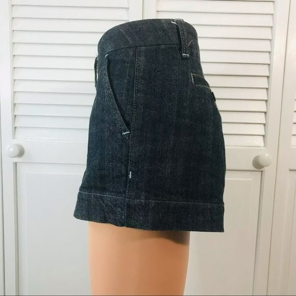 AMERICAN RAG CIE Dark Blue Jean Shorts Size 9