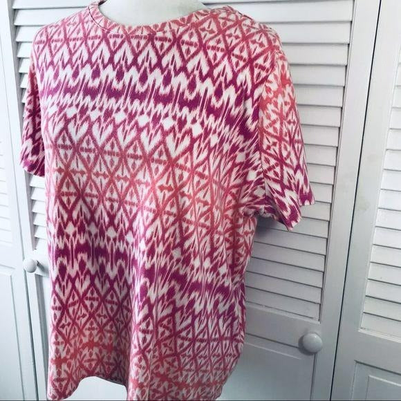 STUDIO WORKS Pink White The Studio Tee