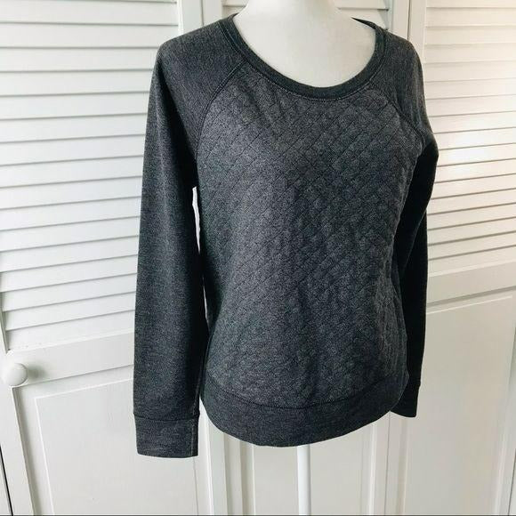 AERIE Gray Scoop Neck Gray Sweater Size Medium