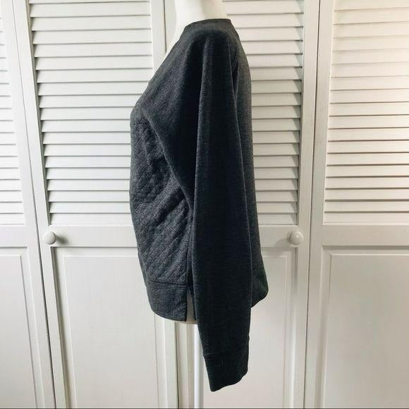 AERIE Gray Scoop Neck Gray Sweater Size Medium