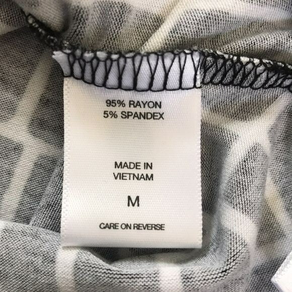 NEW YORK & COMPANY Black White Tank Top