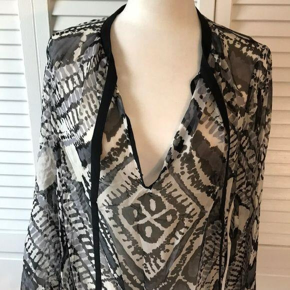 ADAM By Adam Lippes Sheer Blouse Size L