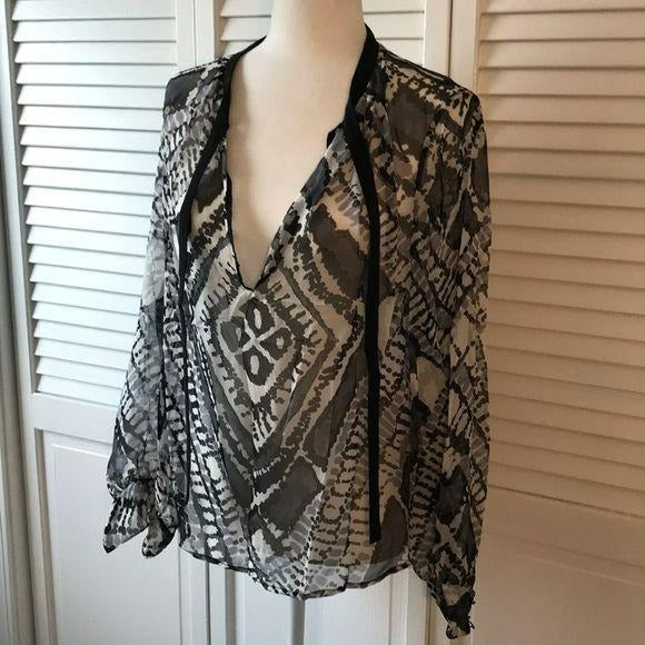 ADAM By Adam Lippes Sheer Blouse Size L