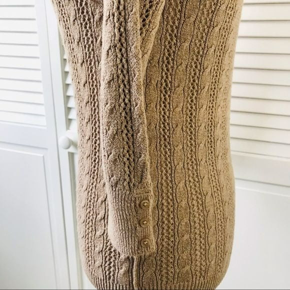 AMERICAN EAGLE Brown 3/4 Sleeve Sweater Size M
