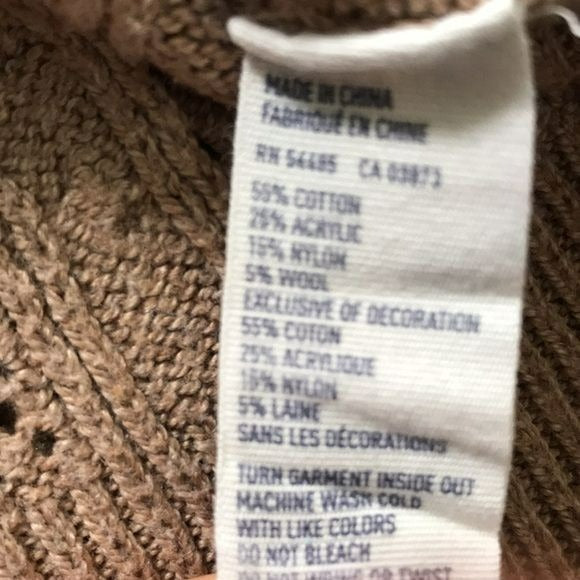AMERICAN EAGLE Brown 3/4 Sleeve Sweater Size M