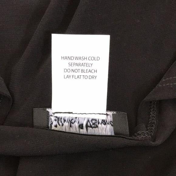 SLINKY BRAND Black Sleeveless Shirt Size S