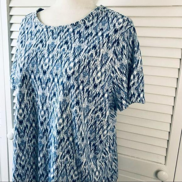 STUDIO WORKS Blue White The Studio Tee